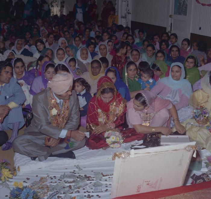 [Photo of Jagiar Singh Kingra with an unidentified bride]