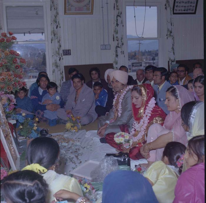 [Photo of Jagiar Singh Kingra with an unidentified bride]