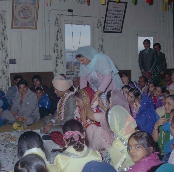 [Photo of Jagiar Singh Kingra with an unidentified bride]