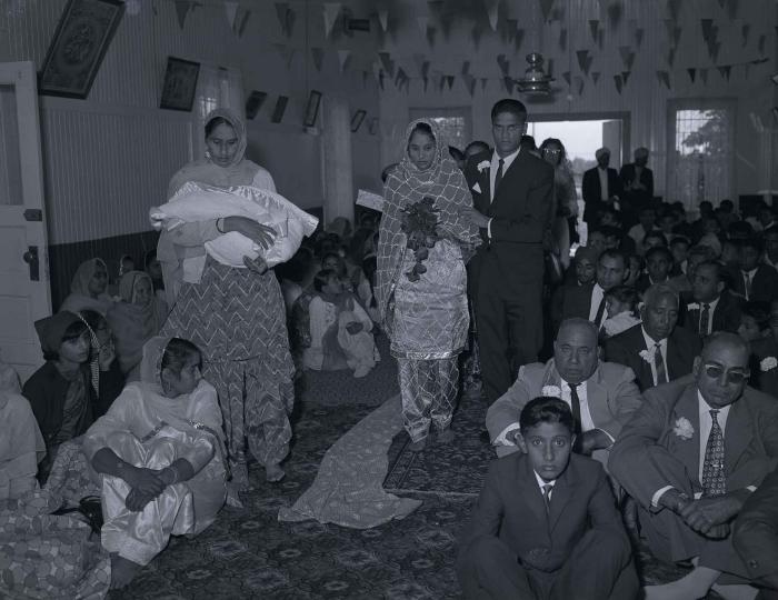 [Photo of an unidentified an unidentified bride]