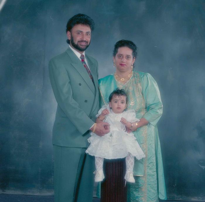 [Photo of an unidentified family]
