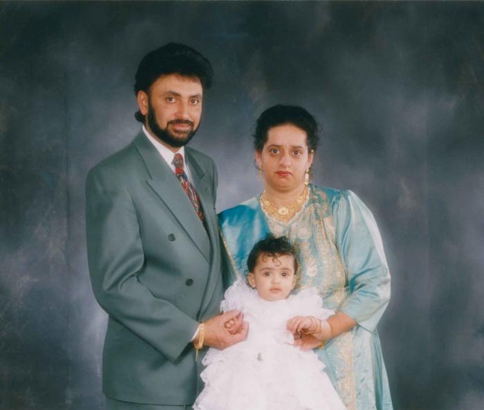 [Photo of an unidentified family]