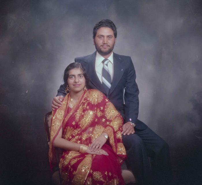 [Photo of an unidentified couple]