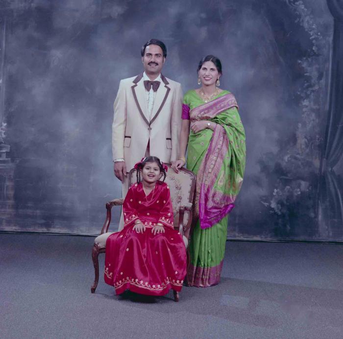[Photo of Ranjit Kingra with family members]