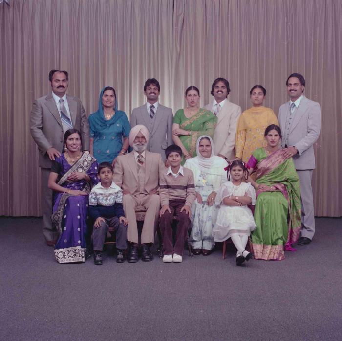 [Photo of Lahara Kingra with family members]
