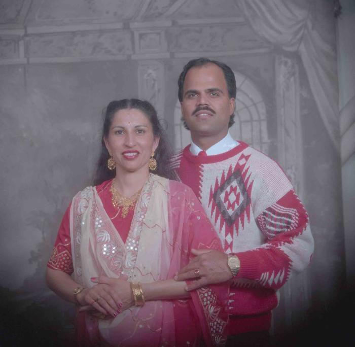 [Photo of Balwant Kingra with an unidentified woman]