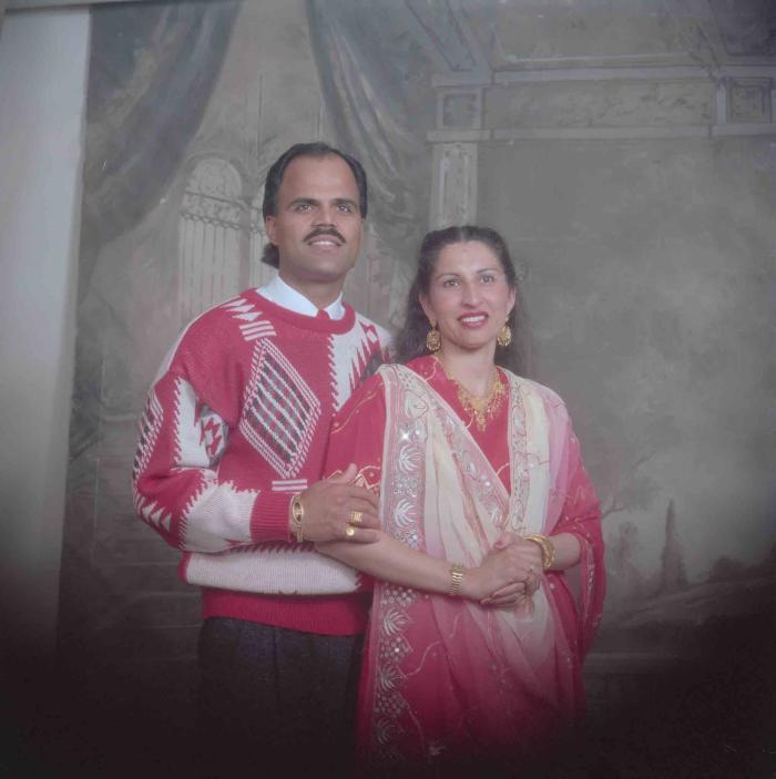 [Photo of Balwant Kingra with an unidentified woman]