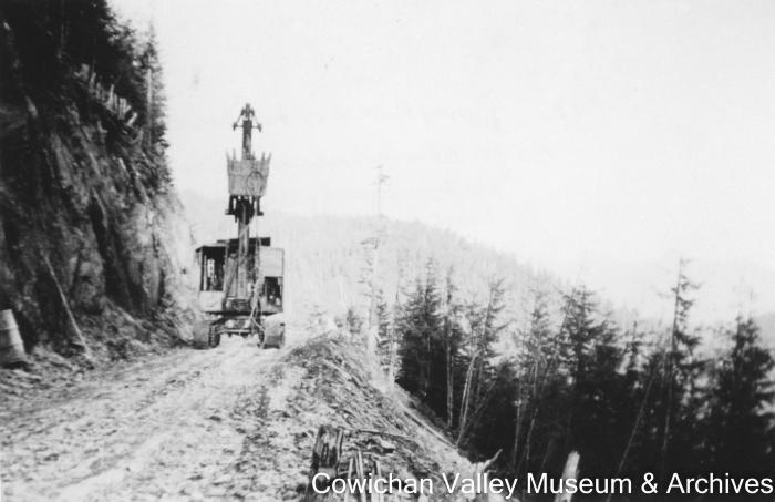 [Perry Ross and his North West gas shovel building more railroad]