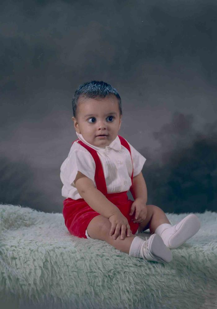 [Photo of baby Mal Singh Kondolay]