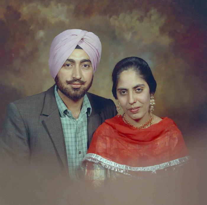 [Photo of an unidentified couple]