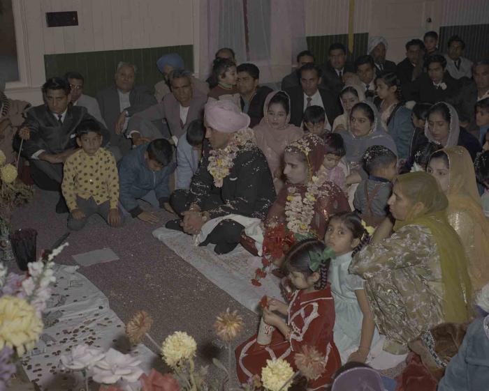 [Photo of S. Sheema Lal with groom]