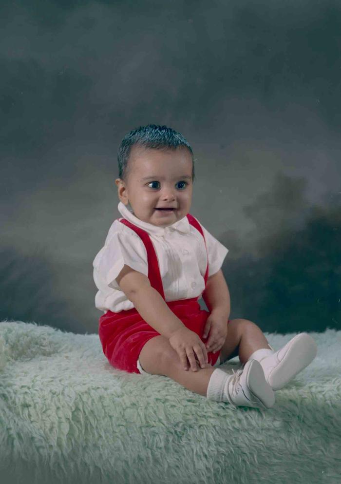 [Photo of baby Mal Singh Kondolay]