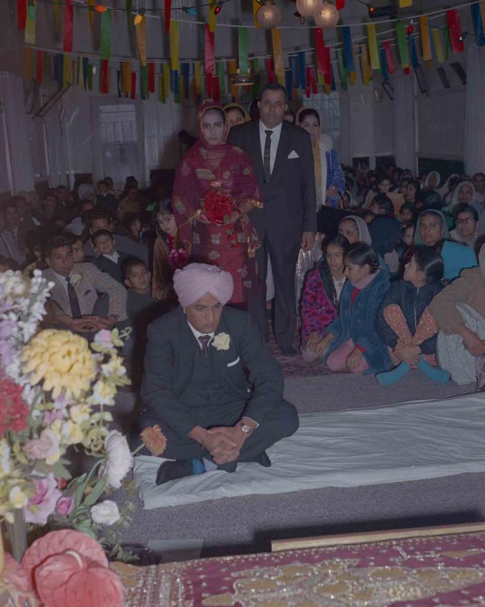 [Photo of S. Sheema Lal with groom]