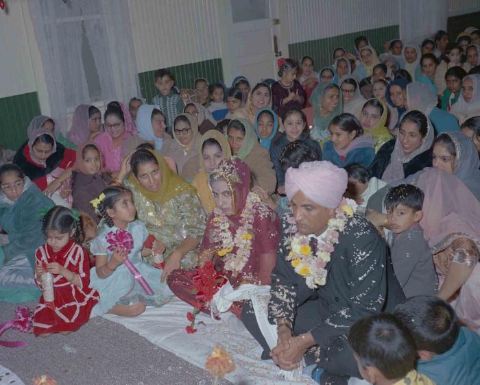[Photo of S. Sheema Lal with groom]