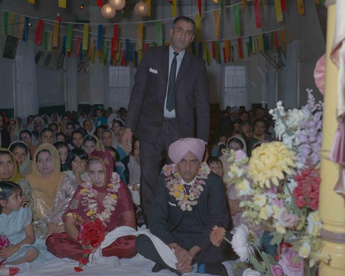 [Photo of S. Sheema Lal with groom]