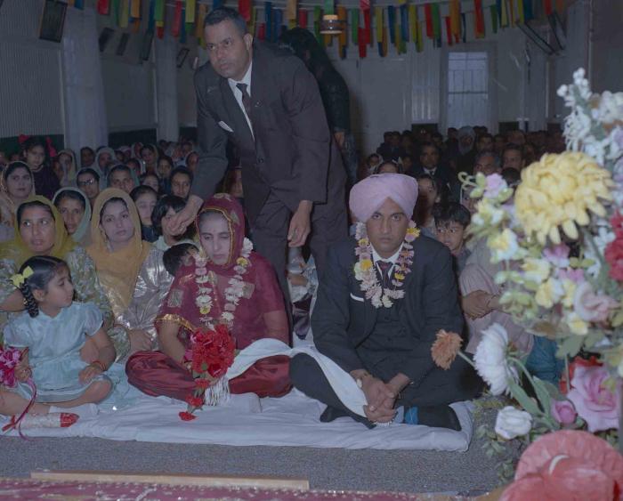 [Photo of S. Sheema Lal with groom]