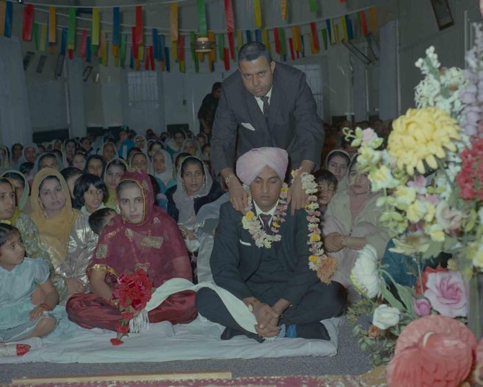 [Photo of S. Sheema Lal with groom]