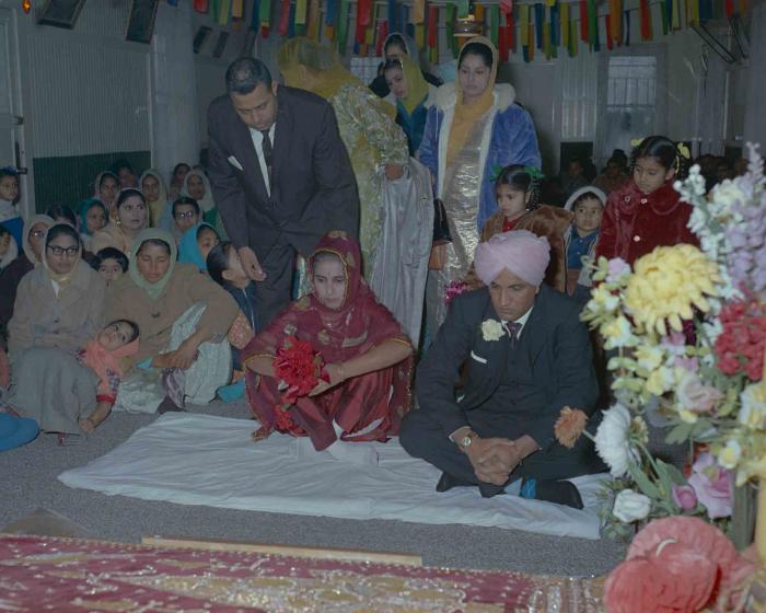 [Photo of S. Sheema Lal with groom]