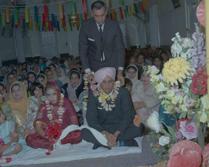 [Photo of S. Sheema Lal with groom]
