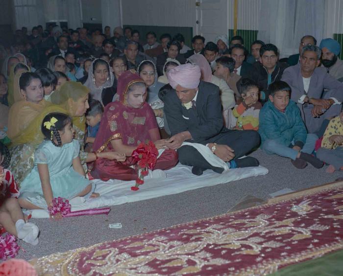 [Photo of S. Sheema Lal with groom]