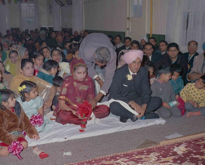 [Photo of S. Sheema Lal with groom]