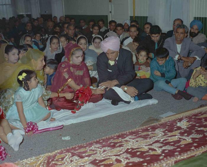 [Photo of S. Sheema Lal with groom]