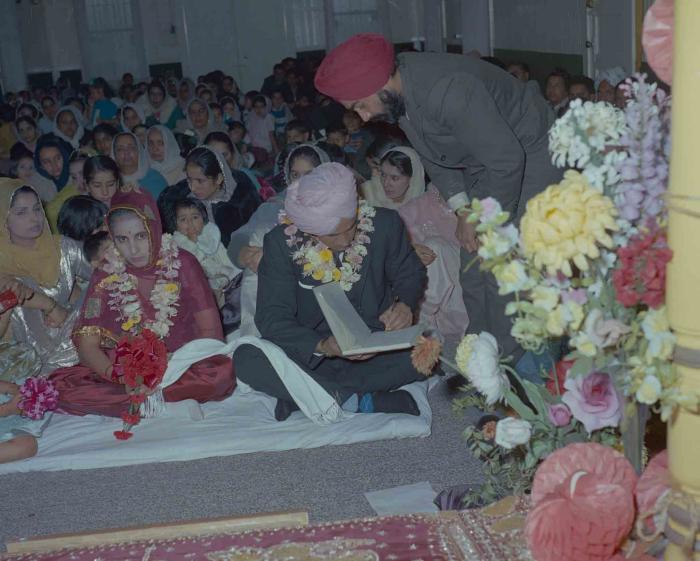 [Photo of S. Sheema Lal with groom]