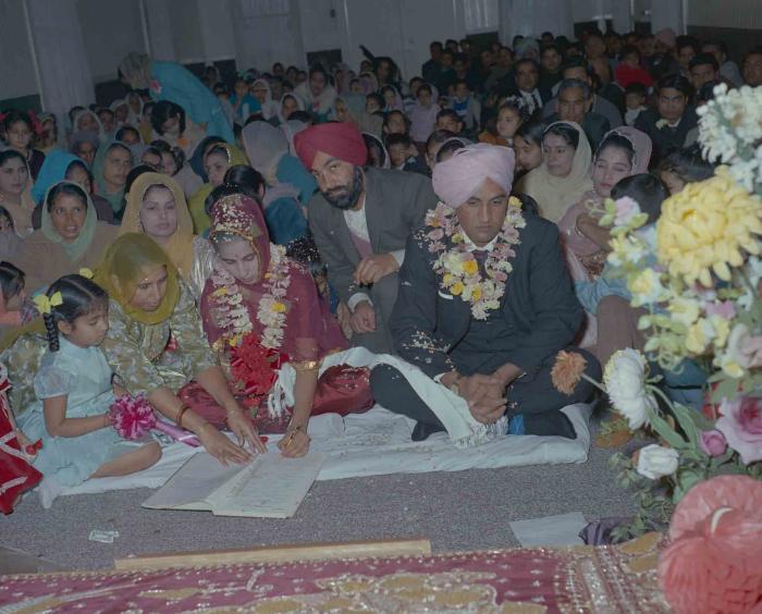 [Photo of S. Sheema Lal with groom]