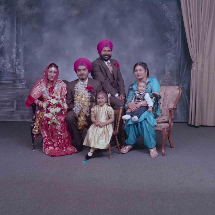 [Group photo of Iqbal Mahol and Manjinder Nagra]