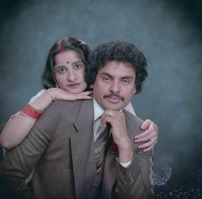 [Photo of Prabhjit Mann with an unidentified woman]