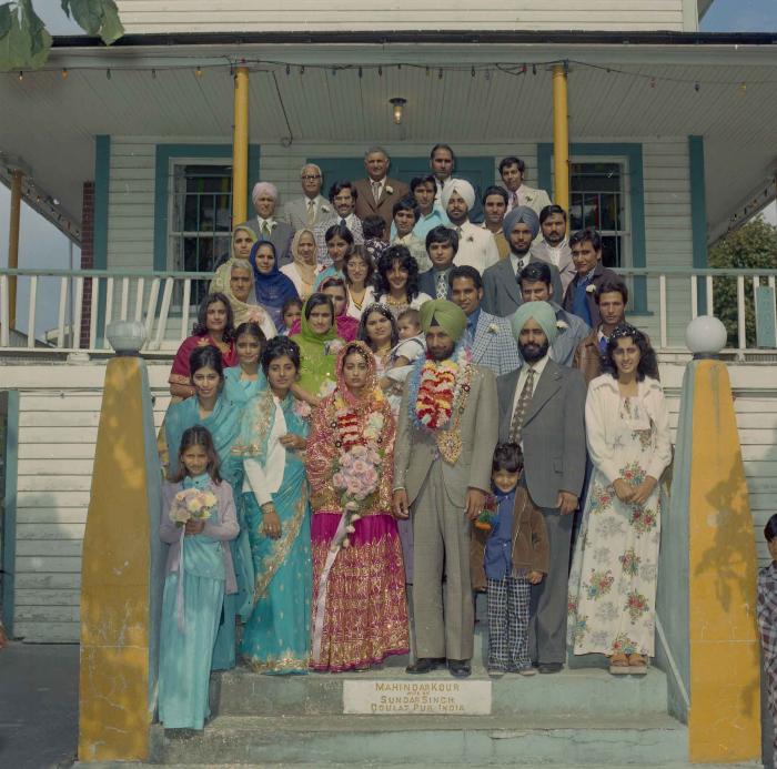 [Group photo of Onkar Brar and Malkit Gill]