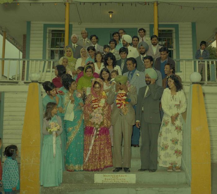 [Group photo of Onkar Brar and Malkit Gill]