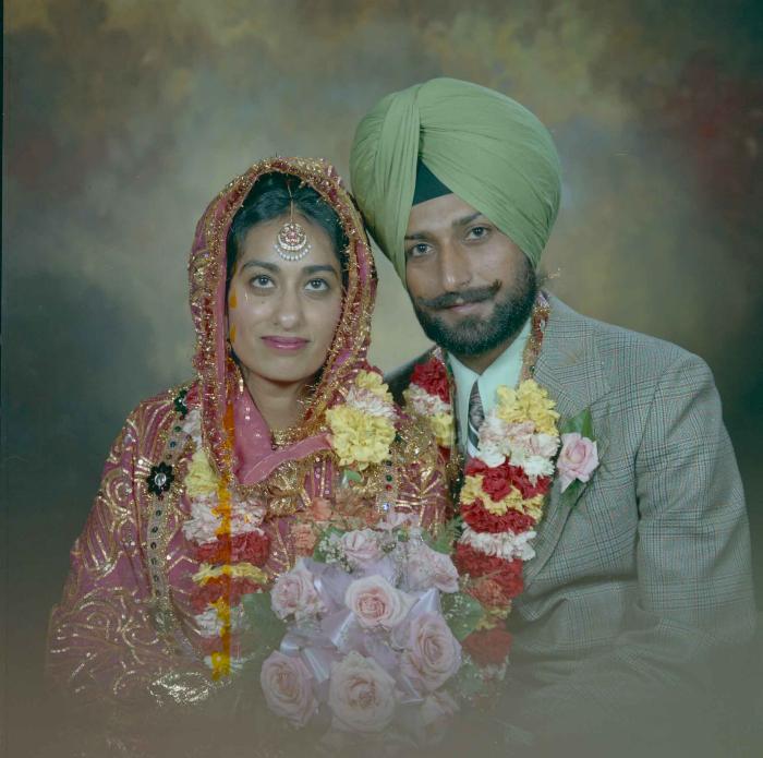 [Photo of Onkar Brar and Malkit Gill]