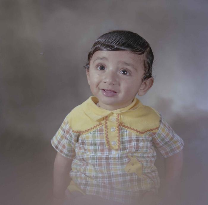 [Baby photo of Parmvir Bains]