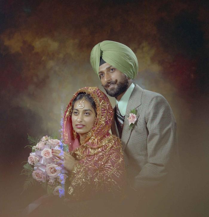[Photo of Onkar Brar and Malkit Gill]
