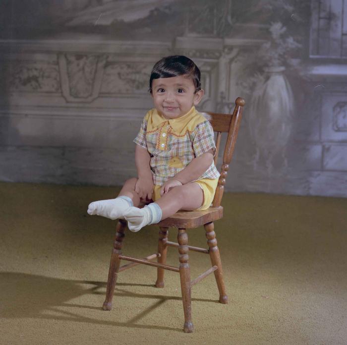 [Baby photo of Parmvir Bains]